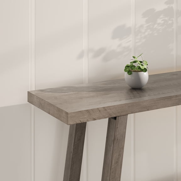 Extra Long Console Table, Rustic Sofa Table 70.87 Inch Narrow Entryway Table with Thick Board, Heavy Duty Behind Couch Table for Living Room, Hallway, Anti-Tipping, Holds 350 lbs – Vintage Grey