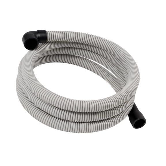 Extra Long Dishwasher Drainage Tube 10 Feet Corrugated Designs Hose for Flexible Positioning & Kink Easy Performances