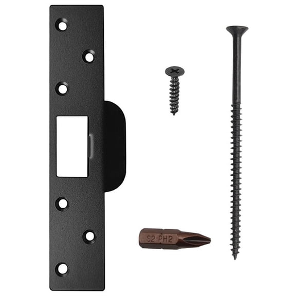 Extra Long Door Strike Plate 7inch Heavy Duty Version Oversized Strike to Repair Damaged Worn Frame/Slot/Jamb