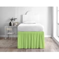 Extra Long Full XL Ruffled Bed Skirt – 56-Inch Drop, Soft 100% ...