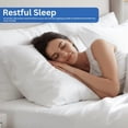 thumbnail image 1 of Extra Long Hospital Twin Fitted Sheet 36x84x9 – 24 Pack White Poly Cotton Blend 180 Thread Count Bottom Sheets – Durable Medical & Adjustable Bed Sheets, 1 of 1