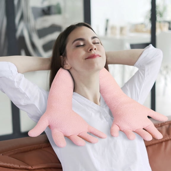 Extra Long Hugging Arm Pillow Funny Hand Cushion for Sofa Bed Abstract Home Decor Gift for Adults Soft Plush Comfort Support Pillow