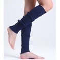 thumbnail image 1 of Extra-Long Knit Leg Warmers for Women - 21" Stretchable Retro-Style Boot Socks (1 Pair, Cold Weather Essential), 1 of 4