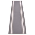 thumbnail image 1 of Extra-Long Low Pile Runner Rug Skid Resistant Backing Rug Runner Bordered Geometric Abstract Design Cut to Size Roll Runner Rugs - 6 Feet x 32 Inch, 1 of 9