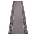 thumbnail image 1 of Extra-Long Low Pile Runner Rug Skid Resistant Backing Rug Runner Bordered Geometric Abstract Design Cut to Size Roll Runner Rugs - 9 Feet x 36 Inch, 1 of 8
