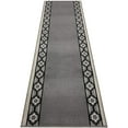 thumbnail image 1 of Extra-Long Low Pile Runner Rug Skid Resistant Backing Rug Runner Trellis Border Design Cut to Size Roll Runner Rugs - 13 Feet x 36 Inch, 1 of 9