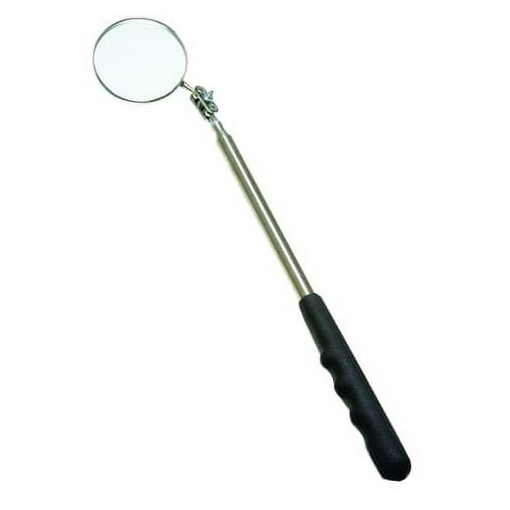 Extra Long Magnifying Inspection Mirrors, 2-1/4 In Dia., 12 In-4.3 Ft L | Bundle of 5 Each