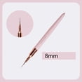 thumbnail image 1 of Extra Long Nail Art Liner Brush Ultra-thin Line Drawing Striper Detailer Pen Design Manicure Tool 30mm Pink 8mm, 1 of 6