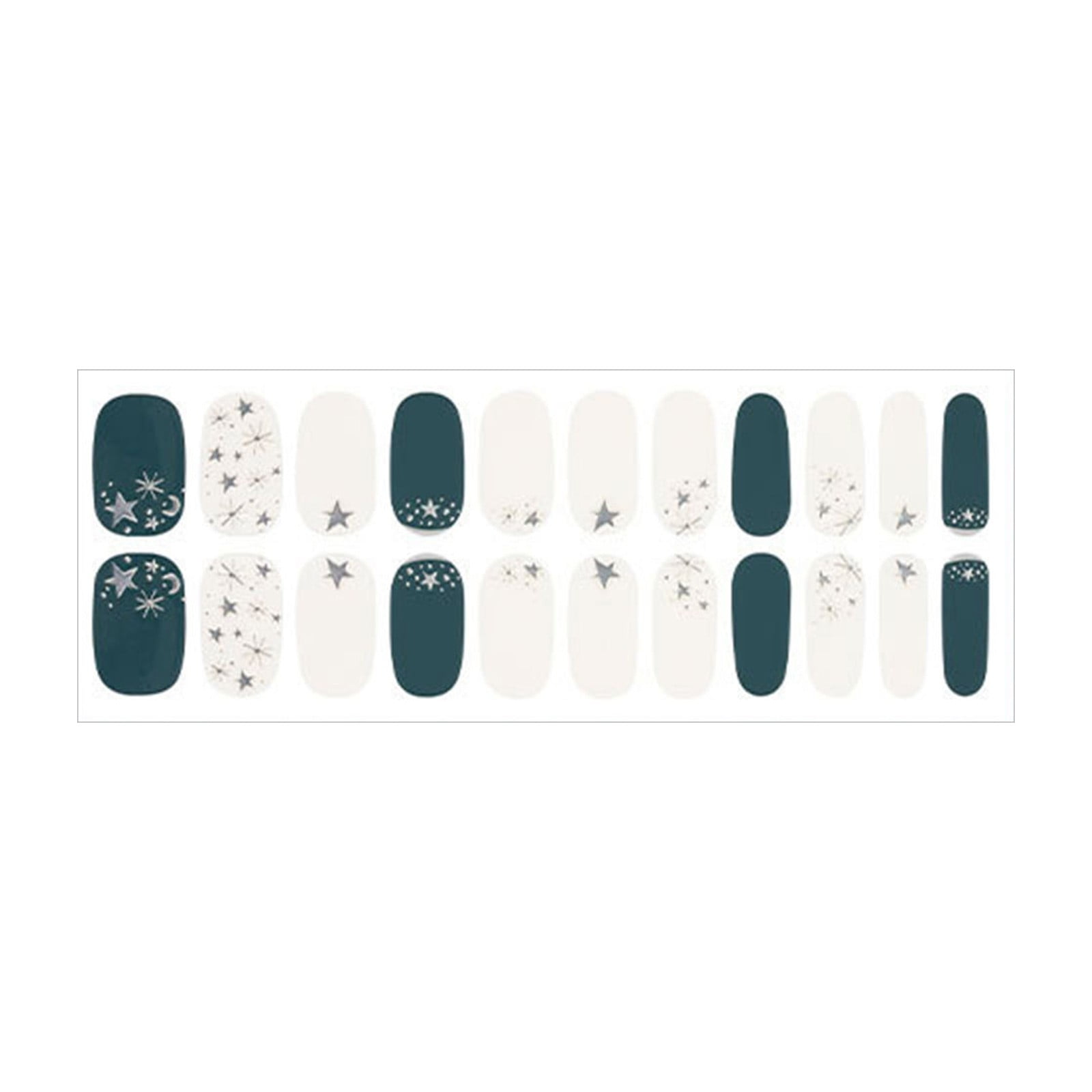 Extra Long on Nails on Nail Strips for Nails with Gel Stick on Nails