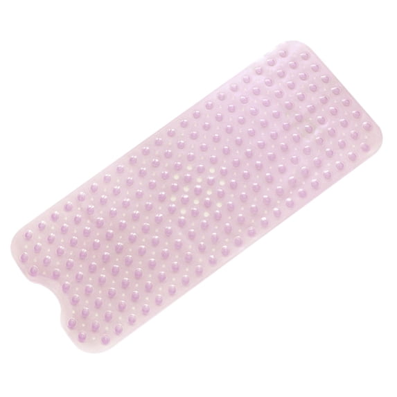 Extra Long Non-Slip Bath Mat with Suction Cups | 39.4 x 15.7 Inch Oversized Shower Floor Mat | Machine Washable, Soft & Durable for Kids, Elderly & Pets | 1 Mat