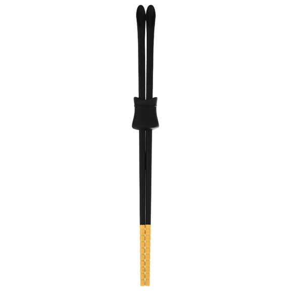 Extra Long Non Slip Cooking Chopsticks For Kitchen, High Heat Silicone Tips For Frying And Grilling, Hot Pot Noodle Tool For Cooks (Black)