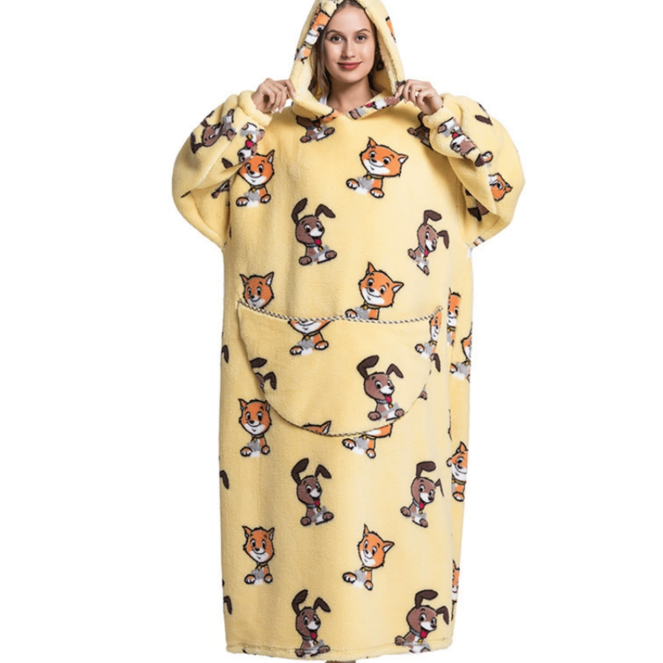 Extra Long Oversized Blanket Hoodie Hooded Wearable Blanket for Women Men