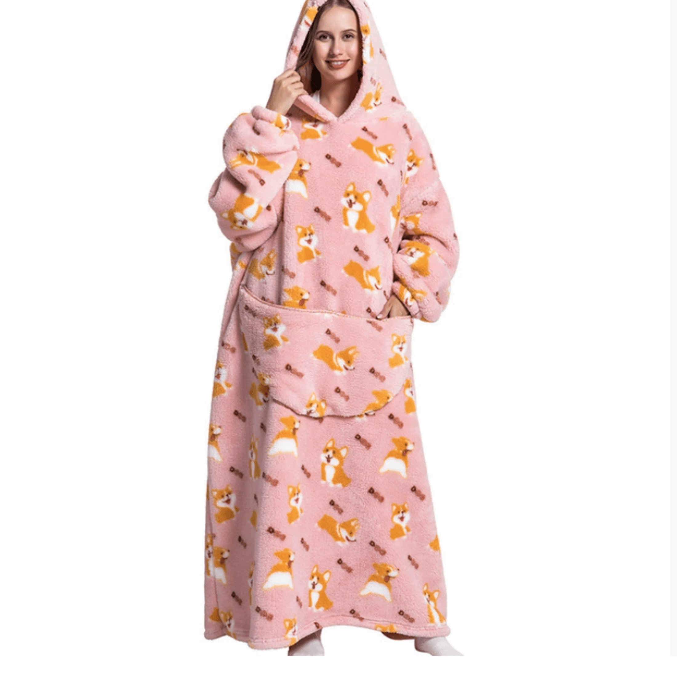 Extra Long Oversized Blanket Hoodie Hooded Wearable Blanket for Women Men