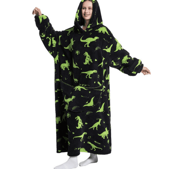 Extra Long Oversized Blanket Hoodie Hooded Wearable Blanket for Women Men