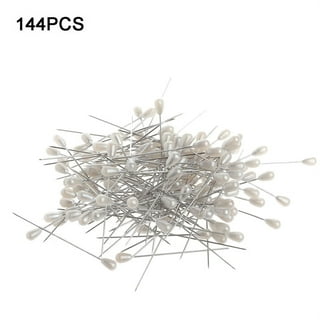 Antika - 200Pcs Sewing Pins Straight Pins for Crafts Pearl White Pearlized  Head Straight Pins for Sewing