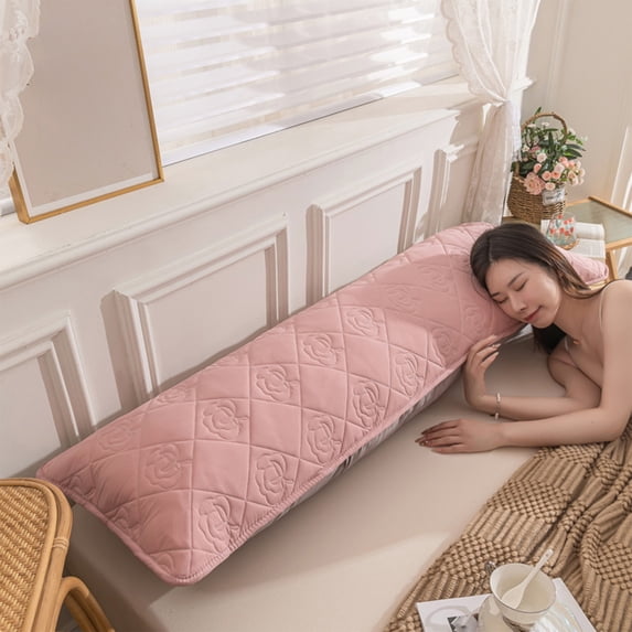 Extra Long Pillowcase Quilted Pillowcase Double Pillowcase for Couples Side Sleepers