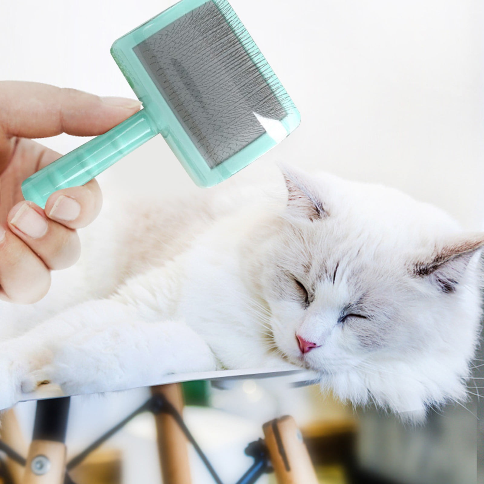 Extra Long Pin Slicker Brush For Large Dog Matted Hair Grooming Wire Brush For Shedding Mats