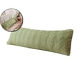 thumbnail image 1 of Extra Long Quilted Pillowcase 18x47 Inch Polyester Double Pillow Cover for Couples and Side Sleepers, 1 of 7