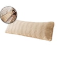 thumbnail image 1 of Extra Long Quilted Pillowcase 18x47 Inch Polyester Double Pillow Cover for Couples and Side Sleepers, 1 of 7