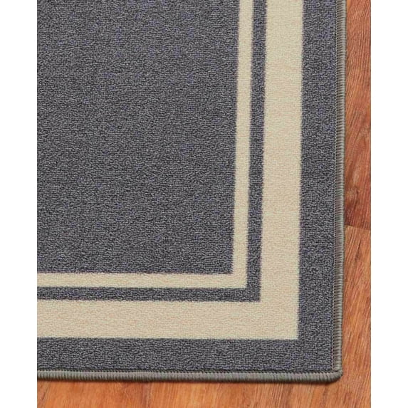 Extra Long Runner Rug – Nonskid Rug – Kitchen, Hallway, Entryway Rug - 26" x 120" - Gray
