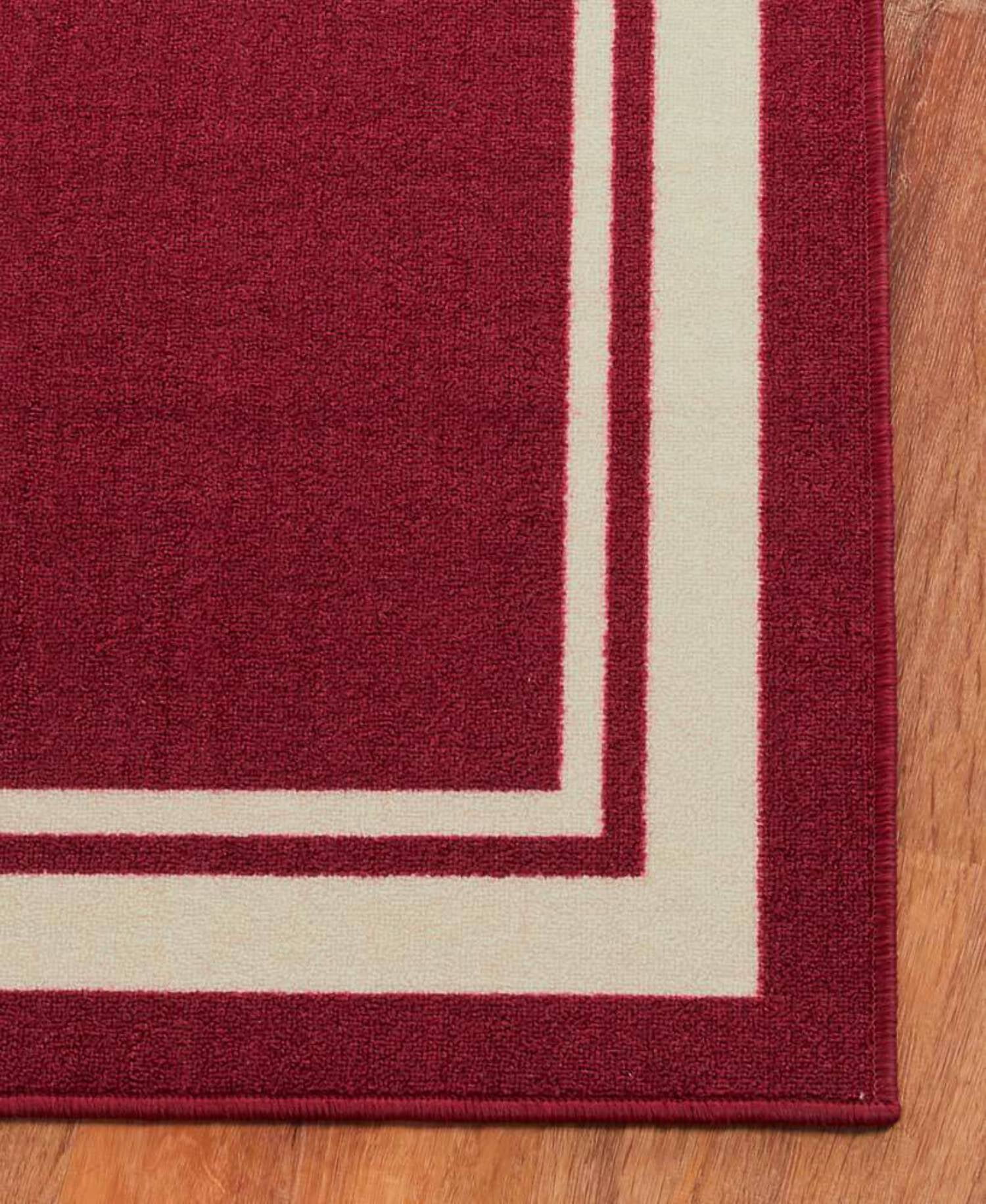 Red Rug Long Extra Long Runner Rug – Nonskid Rug – Kitchen, Hallway, Entryway Rug ...
