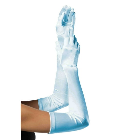 Extra Long Satin Gloves