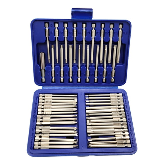 Extra Long Screwdriver Set High Toughness Screwdriver Bit with for Case Chrome Steel Hand Repair T