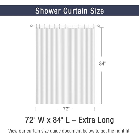 Extra Long Shower Curtain 72 x 84, Tall Boho Farmhouse Tassel Shower Curtain, Rustic Country Aesthetic Waffle Chic Textured Bathroom Curtains Shower Set with Hooks, Green