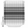 thumbnail image 1 of Extra Long Shower Curtain 72x96 Inch, Gray Ombre Stripe Shower Curtain Waterproof Bathroom Decor Vintage Minimalist Gradient Lines Fabric Bath Curtain Set Accessories with Hooks, 1 of 6