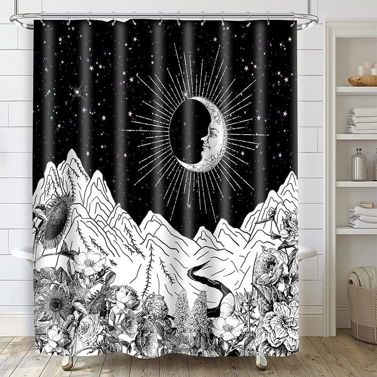 Shower curtain sale sizes