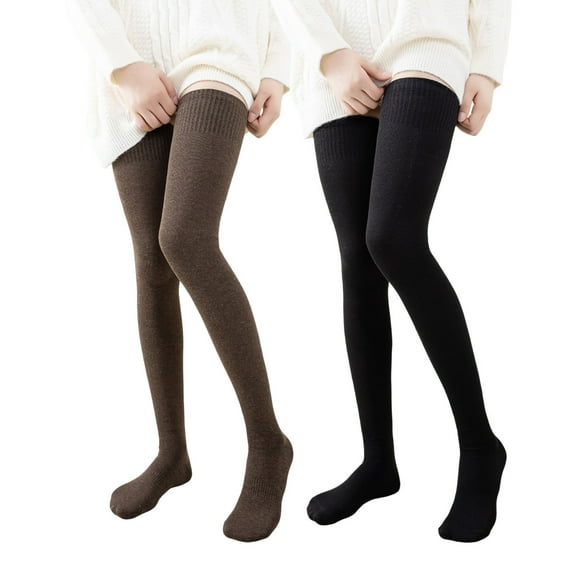 Extra Long Socks Thigh High Cotton Socks Extra Long Knee Boot Stockings for Women