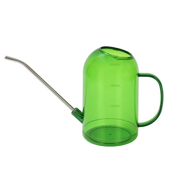 Extra Long Spout Watering Can For Indoor Outdoor Garden 2 Liter Capacity Durable Lightweight Design Ergonomic Handle Easy Pouring Controlled Water Flow Ideal Gardening