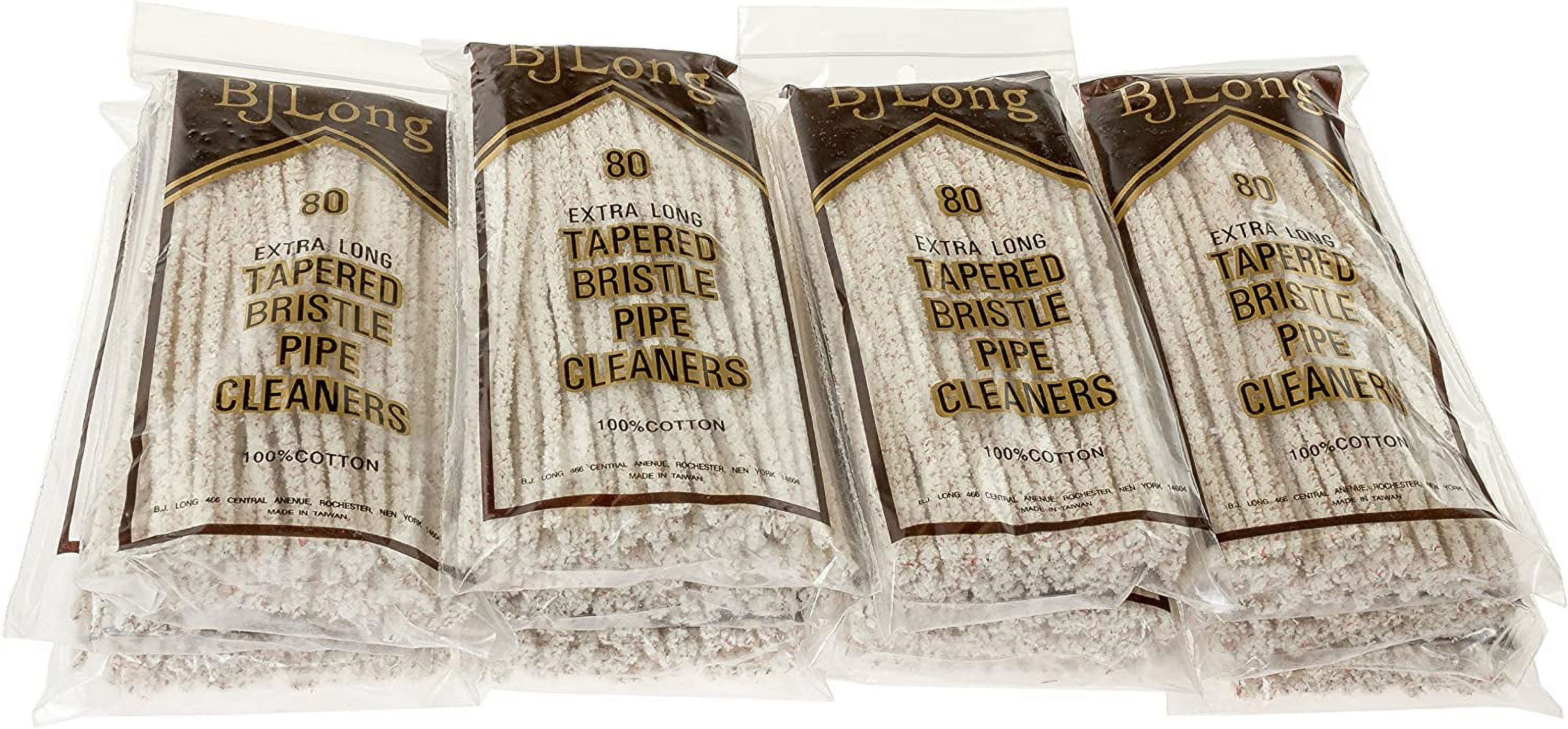 Extra Long Tapered Bristle Pipe Cleaners 80 Pack - 12 Pack TP-1430 ...