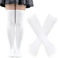 thumbnail image 1 of Extra Long Thermal Knit Over The Knee Socks For Winter Warmth Extreme Cold Weather Stretchable Soft Cozy Comfort Indoor Outdoor Activities, 1 of 3