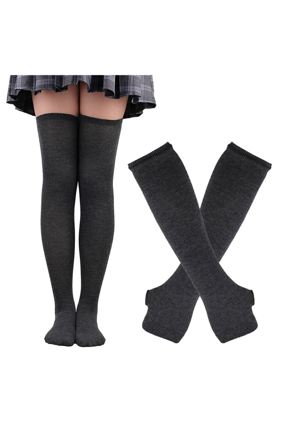 Extra Long Thermal Knit Over The Knee Winter Socks For Extreme Cold Weather Warm Stretchable Soft Cozy Comfort Indoor And Outdoor Activities