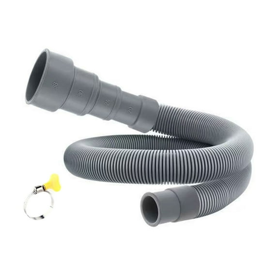 Extra Long Thickened Washing Machine Drain Pipes Solid Extension Drain Hose