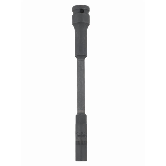 Extra Long Thin Wall Socket 8-19mm 200mm Deep Hex Nut Wrench for Automobiles Chrome Vanadium Steel 1/2 Inch Drive Radius Corner Design for Tight Spaces Machinery Home Appliances Grey Color 1 Pack