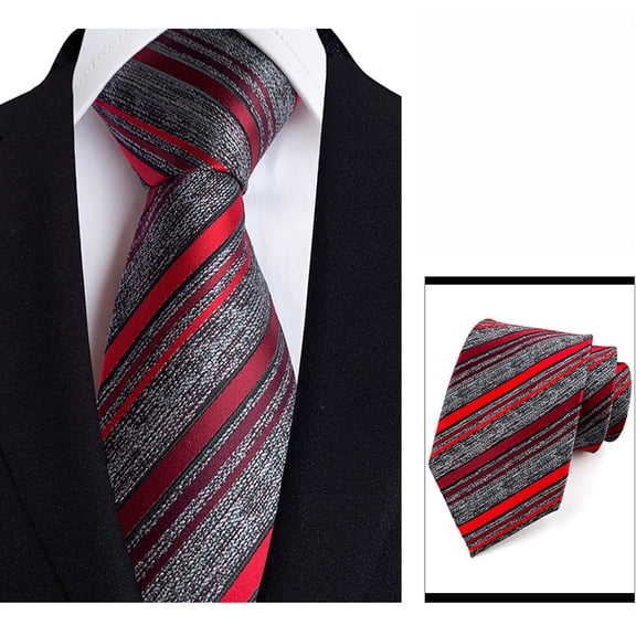 Extra Long Ties for Men Big and Tall Classic Woven Jacquard Silk Necktie Business Wedding Formal Party Groom Gift Tie