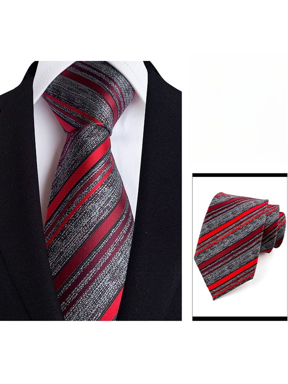 Extra Long Ties for Men Big and Tall Classic Woven Jacquard Silk Necktie Business Wedding Formal Party Groom Gift Tie