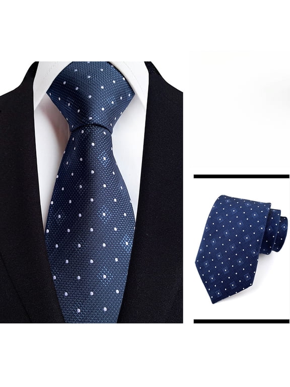 Extra Long Ties for Men Big and Tall Classic Woven Jacquard Silk Necktie Business Wedding Formal Party Stripe Design