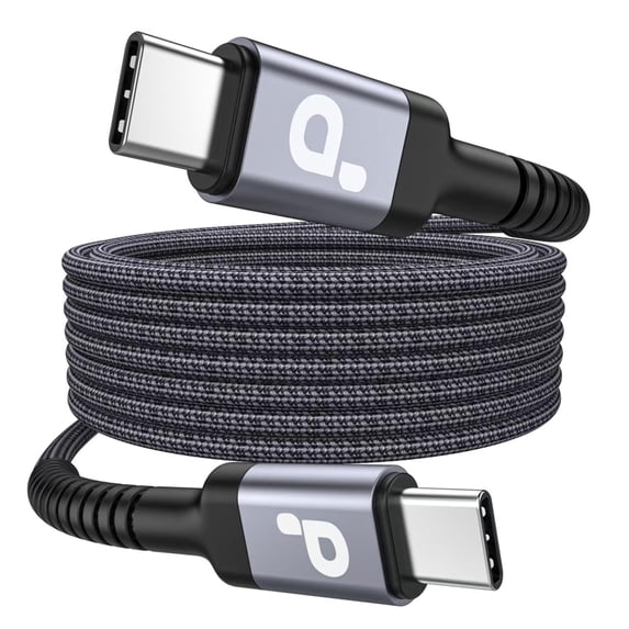 Extra Long USB C to USB C Cable 10FT, 100W USB C Cable Fast Charging, Upgraded Extra Durable Braided USB C Cord for iPhone 17 16 15 Pro Max, MacBook Pro, Samsung Galaxy S10 S9 Plus, LG and More-1Pack