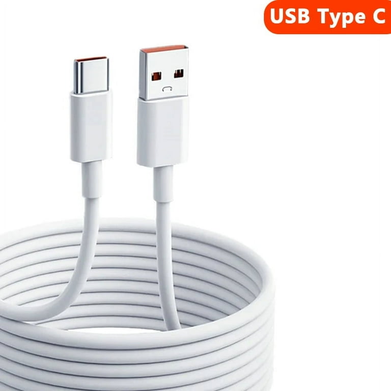 Extra Long USB Type C Fast Charging Cable For Samsung Android