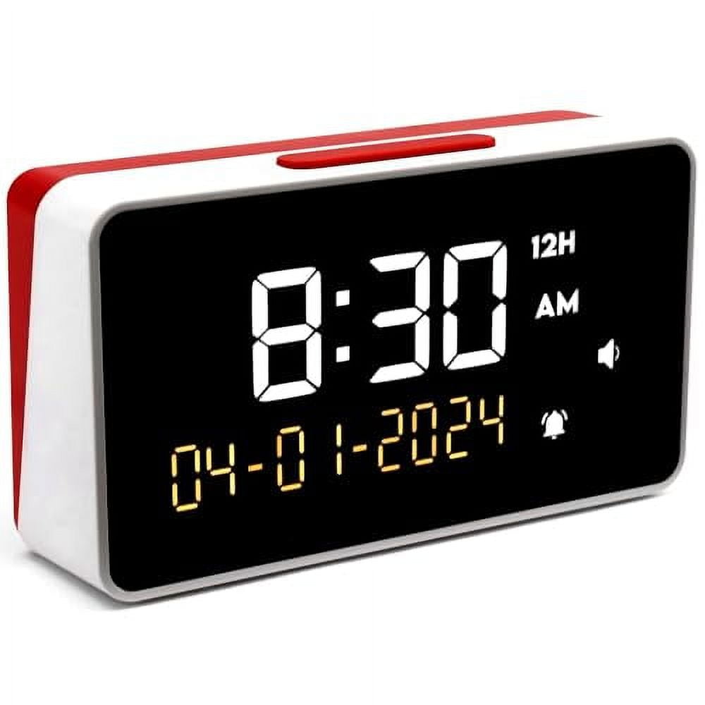 Extra Loud Talking Clock Time and Date for Elderly, Dementia, Hearing