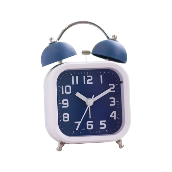Extra Louds Alarm Clock with Light for Heavy Sleepers Electrics Ring Twin Bells Alarm Clock for Bedroom Students Battery Vintage Table Clock Wake Up On Time