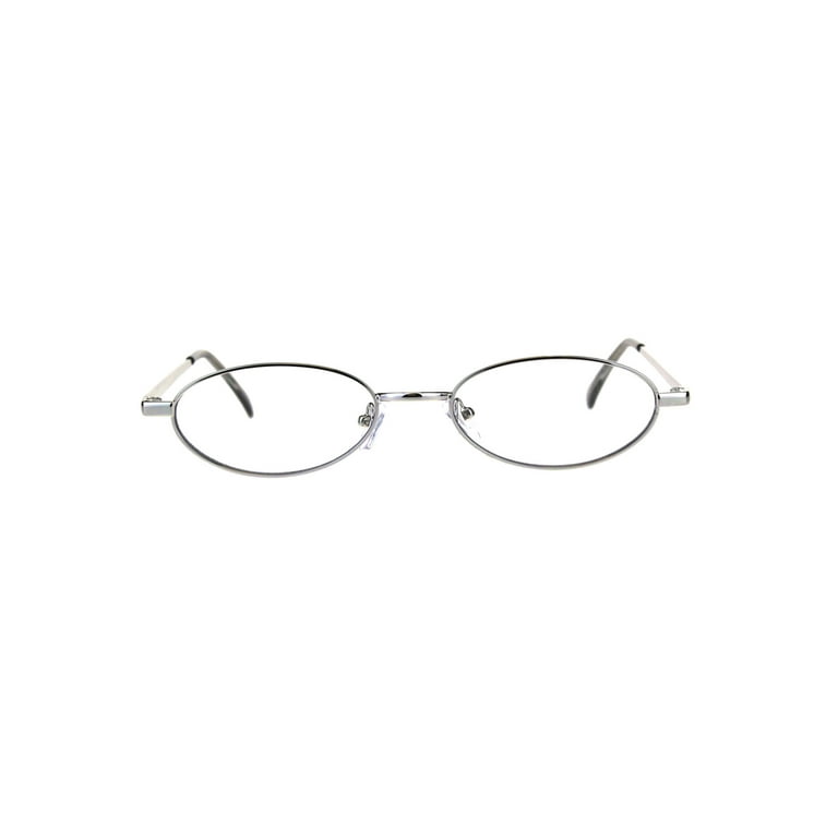 Silver rimmed eyeglasses on sale