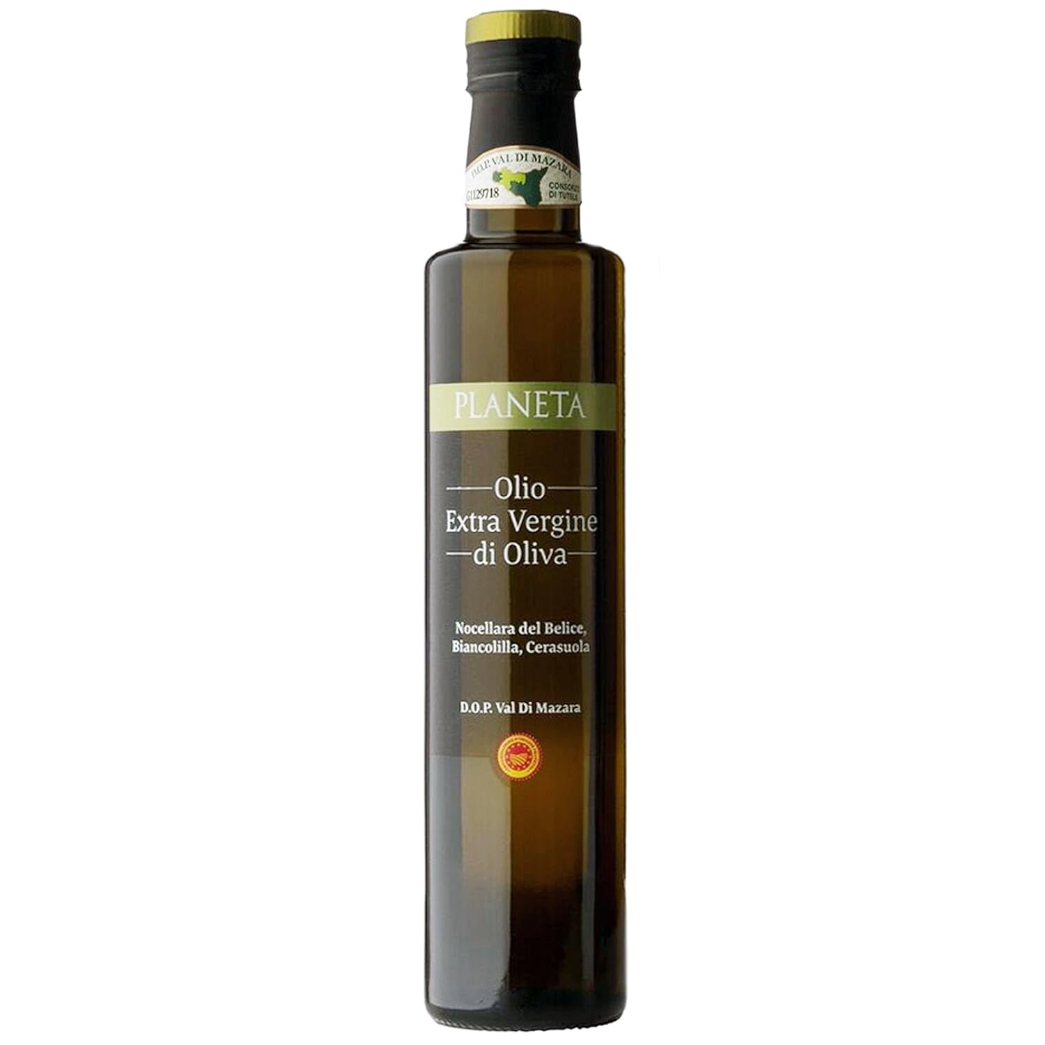 Extra Olive Oil D.O.P Val Di Mazara, 17 Ounce 6 Pack
