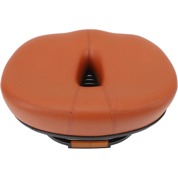 Extra Padding Wide Oversized Seat Cushion for Men & Women, Comfort Replacement Saddle for Exercise Bikes and Ebikes
