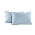 thumbnail image 1 of Extra Pair Of King Pillowcases 1000 Thread Count Solid %100 Cotton - Blue, 1 of 3