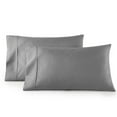 thumbnail image 1 of Extra Pair Of Standard Pillowcases 300 Thread Count Solid %100 Cotton - Gray, 1 of 1