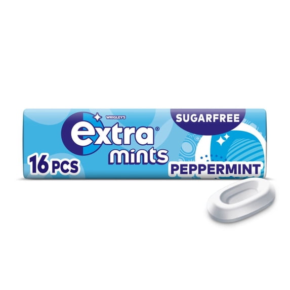 Extra Peppermint Sugarfree Mints 16 Pieces (pack of 20)